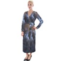 Mystic Moon Collection Velvet Maxi Wrap Dress View1