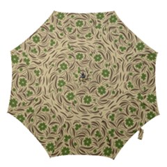 Folk Floral Pattern  Abstract Flowers Print  Seamless Pattern Hook Handle Umbrellas (medium) by Eskimos