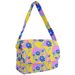 Folk Floral Pattern  Abstract Flowers Print  Seamless Pattern Courier Bag by Eskimos