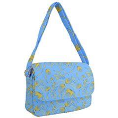 Folk Floral Pattern  Abstract Flowers Print  Seamless Pattern Courier Bag by Eskimos