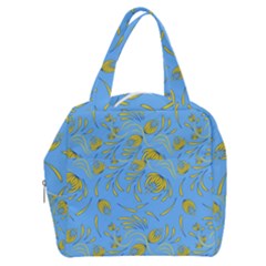 Folk Floral Pattern  Abstract Flowers Print  Seamless Pattern Boxy Hand Bag by Eskimos