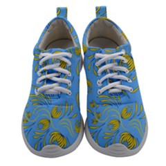 Folk Floral Pattern  Abstract Flowers Print  Seamless Pattern Athletic Shoes by Eskimos