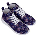 Turtles Swim In The Water Among The Plants Women s Lightweight High Top Sneakers View3