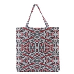 Multicolored Intricate Geometric Pattern Grocery Tote Bag by dflcprintsclothing