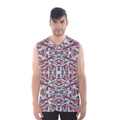 Multicolored Intricate Geometric Pattern Men s Basketball Tank Top