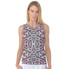 Multicolored Intricate Geometric Pattern Women s Basketball Tank Top by dflcprintsclothing