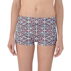 Multicolored Intricate Geometric Pattern Reversible Boyleg Bikini Bottoms by dflcprintsclothing