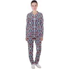 Multicolored Intricate Geometric Pattern Casual Jacket And Pants Set by dflcprintsclothing