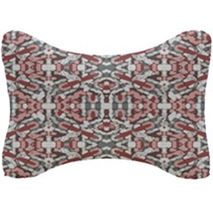 Multicolored Intricate Geometric Pattern Seat Head Rest Cushion by dflcprintsclothing