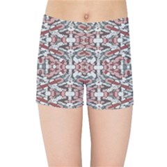 Multicolored Intricate Geometric Pattern Kids  Sports Shorts by dflcprintsclothing