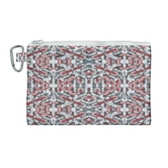 Multicolored Intricate Geometric Pattern Canvas Cosmetic Bag (large) by dflcprintsclothing