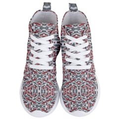 Multicolored Intricate Geometric Pattern Women s Lightweight High Top Sneakers by dflcprintsclothing