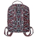 Multicolored Intricate Geometric Pattern Flap Pocket Backpack (Large) View3