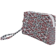 Multicolored Intricate Geometric Pattern Wristlet Pouch Bag (small) by dflcprintsclothing