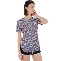 Multicolored Intricate Geometric Pattern Perpetual Short Sleeve T-shirt by dflcprintsclothing