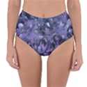 Carbonated Lilacs Reversible High-Waist Bikini Bottoms View3