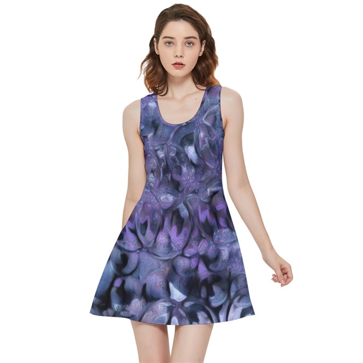 Carbonated Lilacs Inside Out Reversible Sleeveless Dress