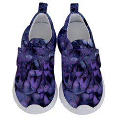 Carbonated Lilacs Kids  Velcro No Lace Shoes by MRNStudios