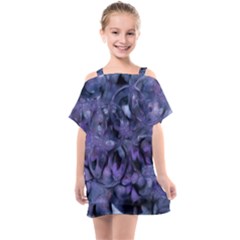 Carbonated Lilacs Kids  One Piece Chiffon Dress by MRNStudios