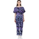 Carbonated Lilacs Batwing Lightweight Jumpsuit View1