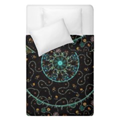 Mandala - 0008b - The Coffee Eye Duvet Cover Double Side (single Size) by WetdryvacsLair