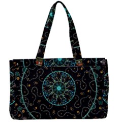 Mandala - 0008b - The Coffee Eye Canvas Work Bag by WetdryvacsLair