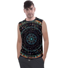 Mandala - 0008b - The Coffee Eye Men s Regular Tank Top by WetdryvacsLair