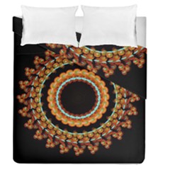 Mandala - 0009 - A Fast 24 Duvet Cover Double Side (queen Size) by WetdryvacsLair