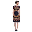 Mandala - 0009 - A Fast 24 Short Sleeve Front Wrap Dress View2