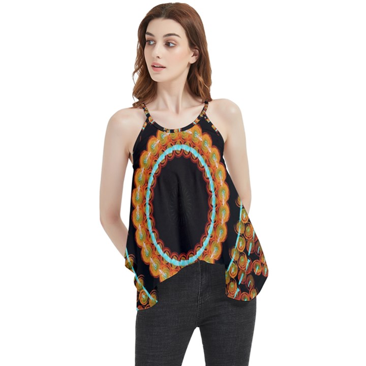 Mandala - 0009 - A Fast 24 Flowy Camisole Tank Top