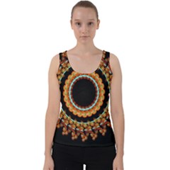 Mandala - 0009 - A Fast 24 Velvet Tank Top by WetdryvacsLair