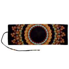 Mandala - 0009 - A Fast 24 Roll Up Canvas Pencil Holder (m) by WetdryvacsLair