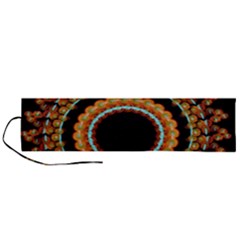 Mandala - 0009 - A Fast 24 Roll Up Canvas Pencil Holder (l) by WetdryvacsLair