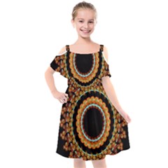 Mandala - 0009 - A Fast 24 Kids  Cut Out Shoulders Chiffon Dress by WetdryvacsLair