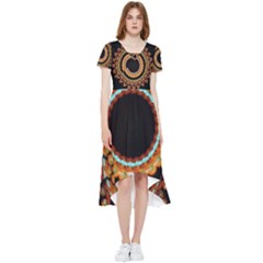 Mandala - 0009 - A Fast 24 High Low Boho Dress by WetdryvacsLair