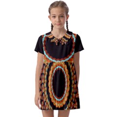 Mandala - 0009 - A Fast 24 Kids  Asymmetric Collar Dress by WetdryvacsLair