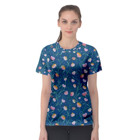 Unusual Flowers Women s Sport Mesh Tee by SychEva