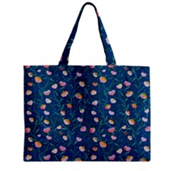 Unusual Flowers Zipper Mini Tote Bag by SychEva