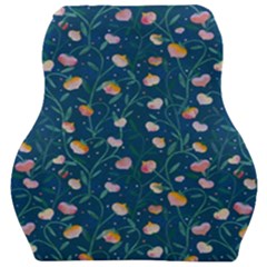 Unusual Flowers Car Seat Velour Cushion  by SychEva