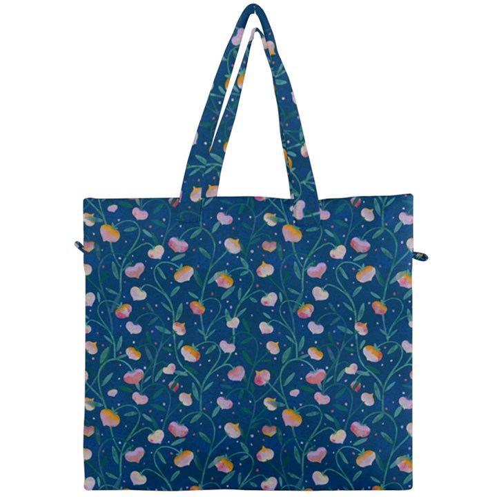 Unusual Flowers Canvas Travel Bag