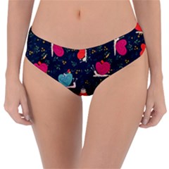 Romantic Snails Reversible Classic Bikini Bottoms by SychEva