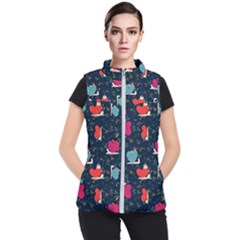 Romantic Snails Women s Puffer Vest