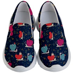 Romantic Snails Kids Lightweight Slip Ons by SychEva