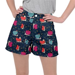 Romantic Snails Ripstop Shorts by SychEva