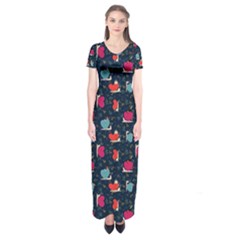 D52f0637-744d-4ef4-ba98-88c2841689d2 Short Sleeve Maxi Dress by SychEva