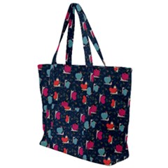 D52f0637-744d-4ef4-ba98-88c2841689d2 Zip Up Canvas Bag by SychEva