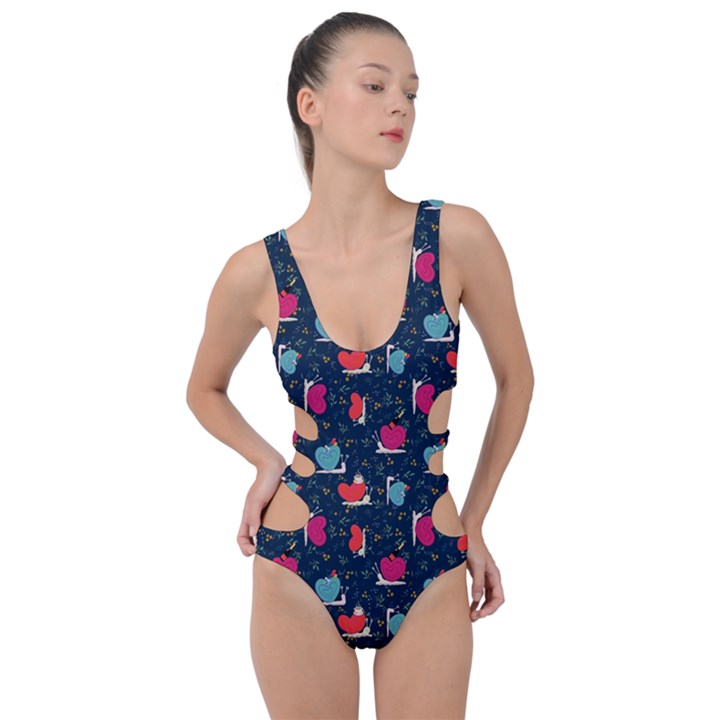 D52f0637-744d-4ef4-ba98-88c2841689d2 Side Cut Out Swimsuit