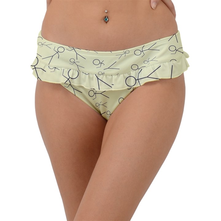 Little men in yellow Frill Bikini Bottom