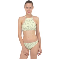 Little Men In Yellow Racer Front Bikini Set by JustToWear