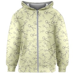 Little Men In Yellow Kids  Zipper Hoodie Without Drawstring